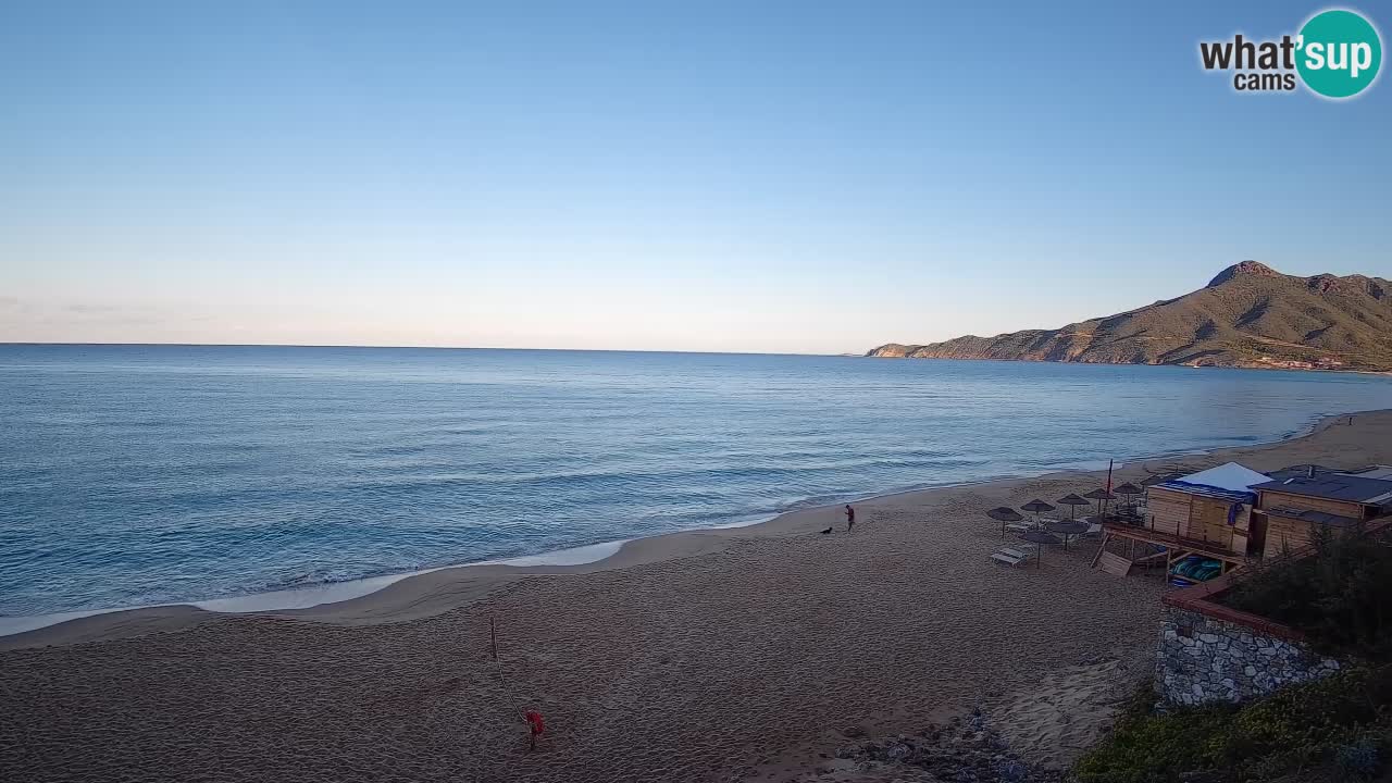 Spiaggia San Nicolò Buggerru webcam | Sardegna