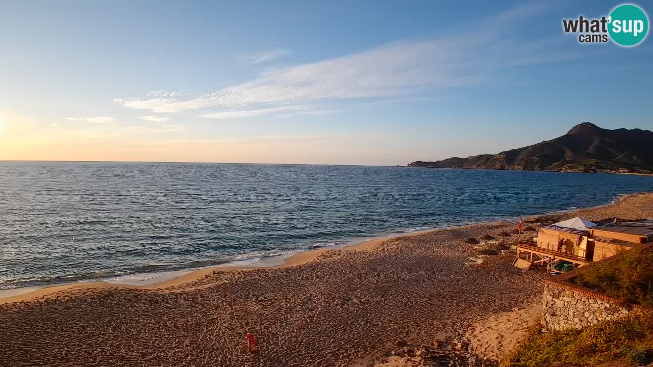 Spiaggia San Nicolò Buggerru webcam | Sardegna