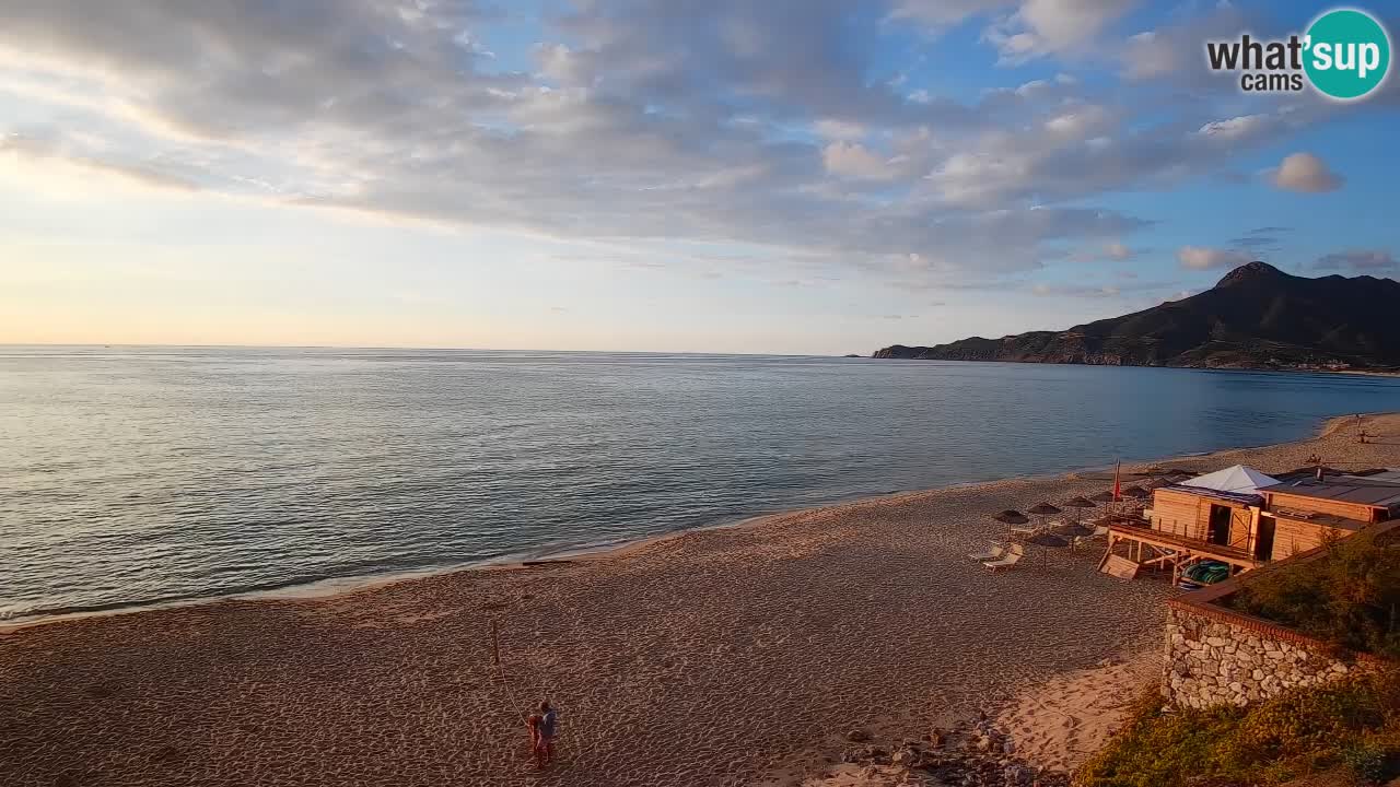Spiaggia San Nicolò Buggerru webcam | Sardegna