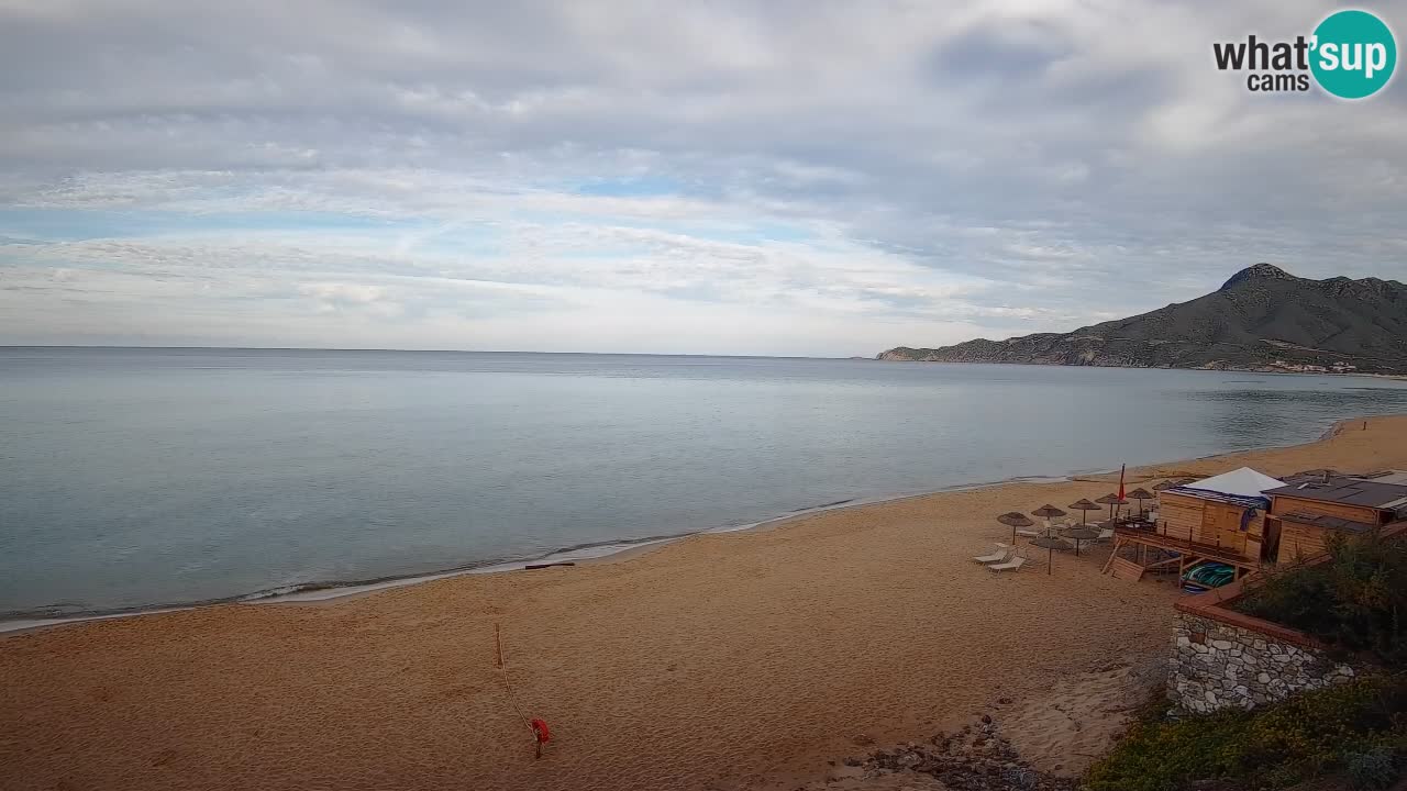 Spiaggia San Nicolò Buggerru webcam | Sardegna