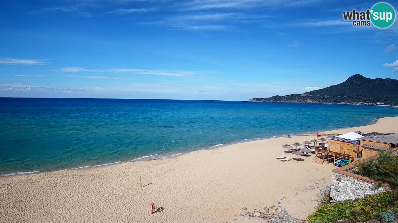 Spiaggia San Nicolò Buggerru webcam | Sardegna