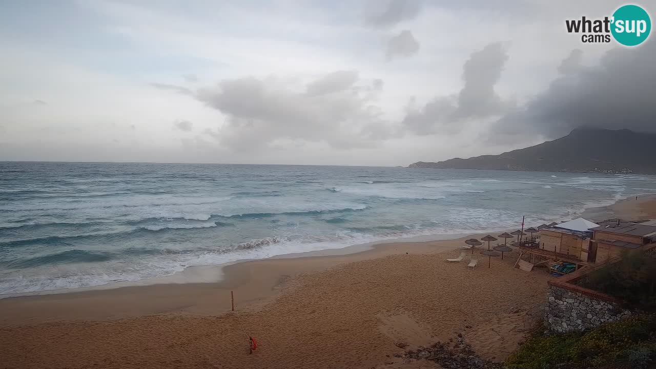 Spiaggia San Nicolò Buggerru webcam | Sardegna