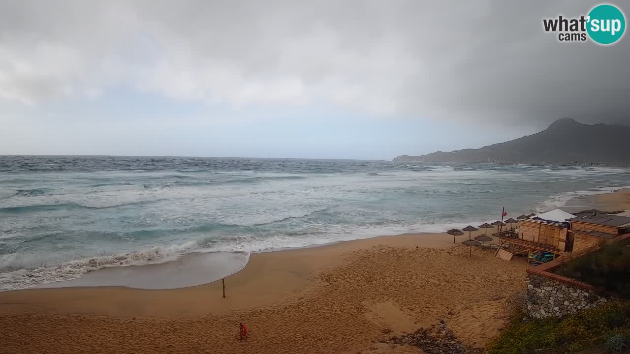 Spiaggia San Nicolò Buggerru webcam | Sardegna