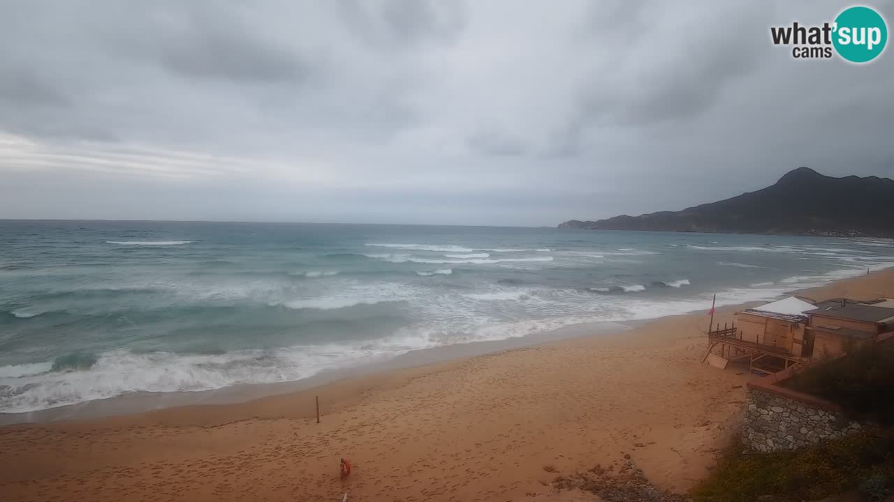 Spiaggia San Nicolò Buggerru webcam | Sardegna