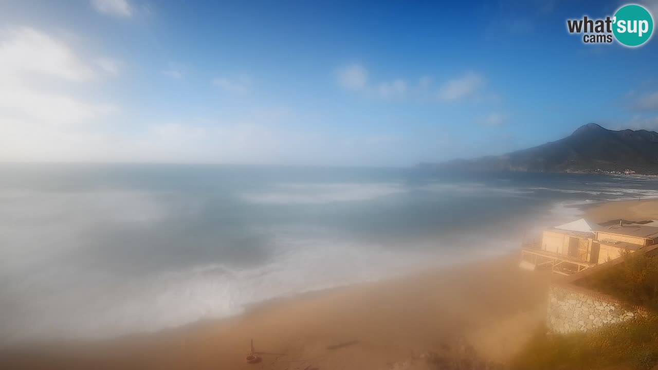 Spiaggia San Nicolò Buggerru webcam | Sardegna