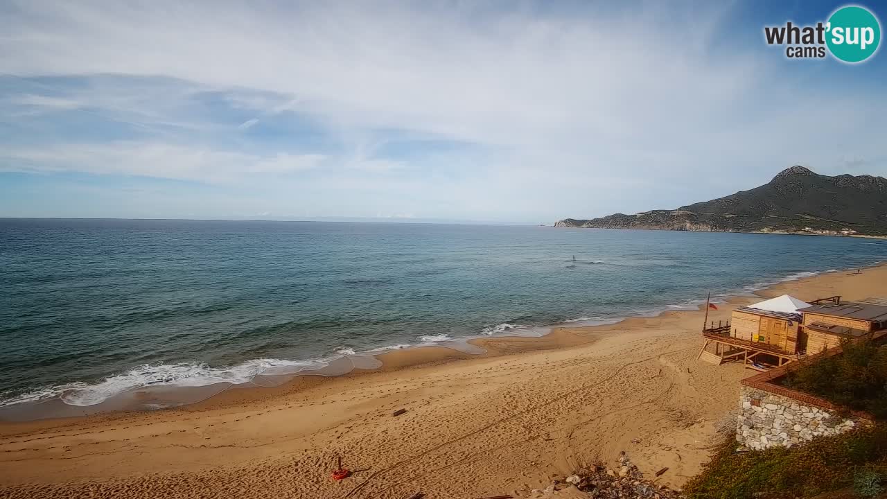 Spiaggia San Nicolò Buggerru webcam | Sardegna