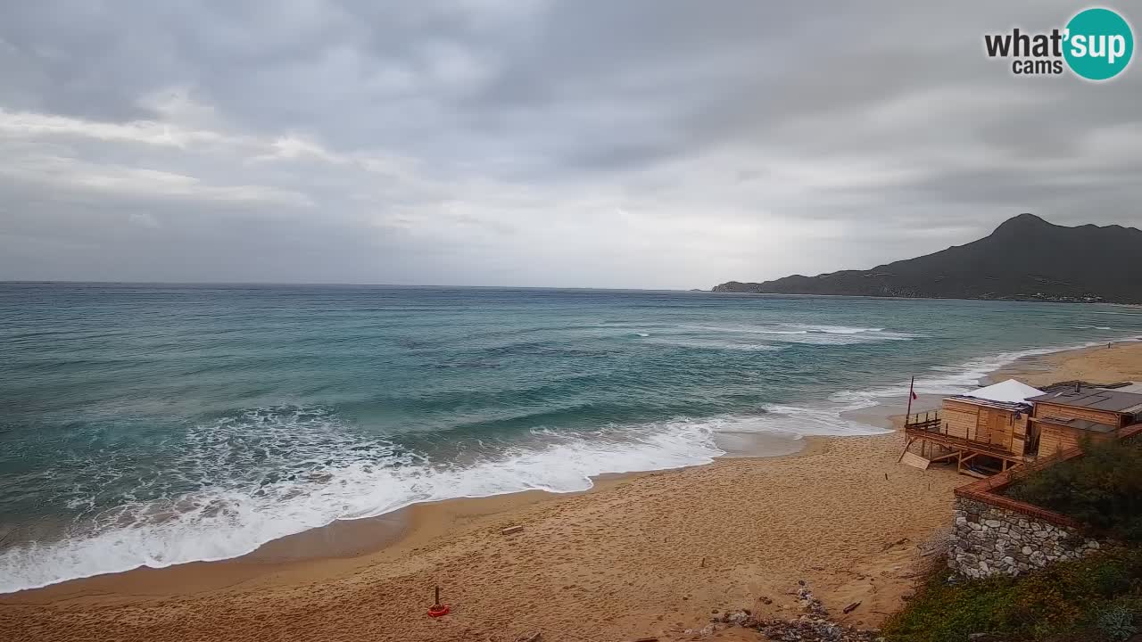 Spiaggia San Nicolò Buggerru webcam | Sardegna