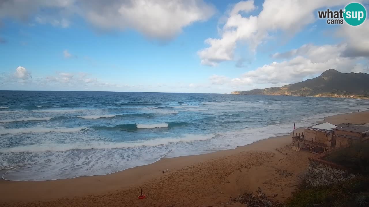 Spiaggia San Nicolò Buggerru webcam | Sardegna