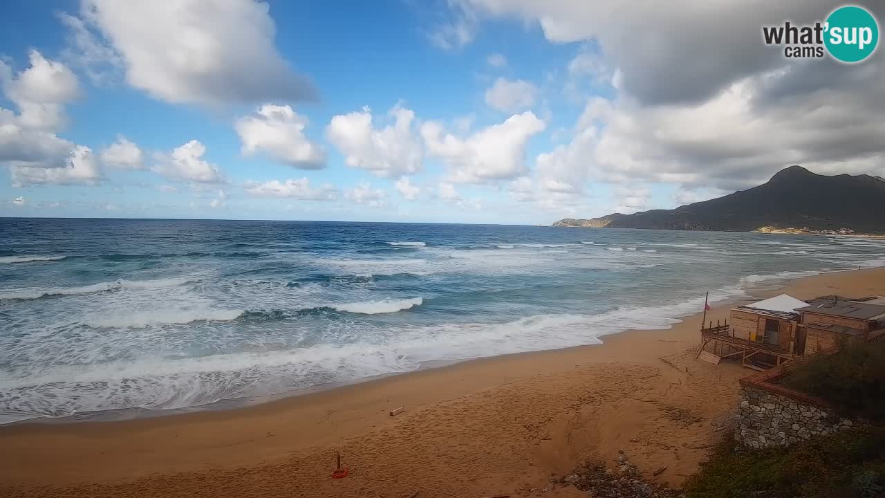 Spiaggia San Nicolò Buggerru webcam | Sardegna