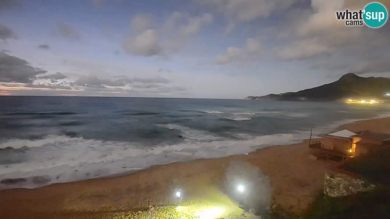 Spiaggia San Nicolò Buggerru webcam | Sardegna