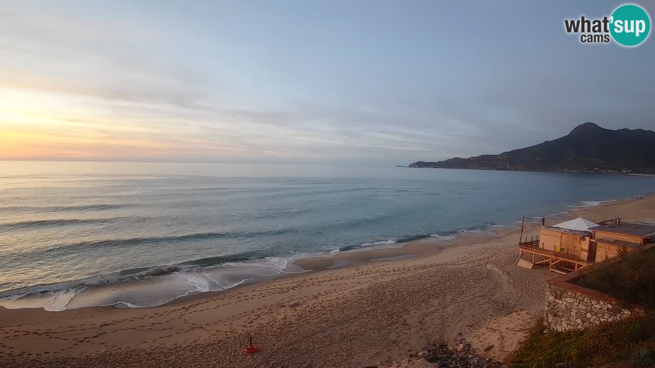 Spiaggia San Nicolò Buggerru webcam | Sardegna