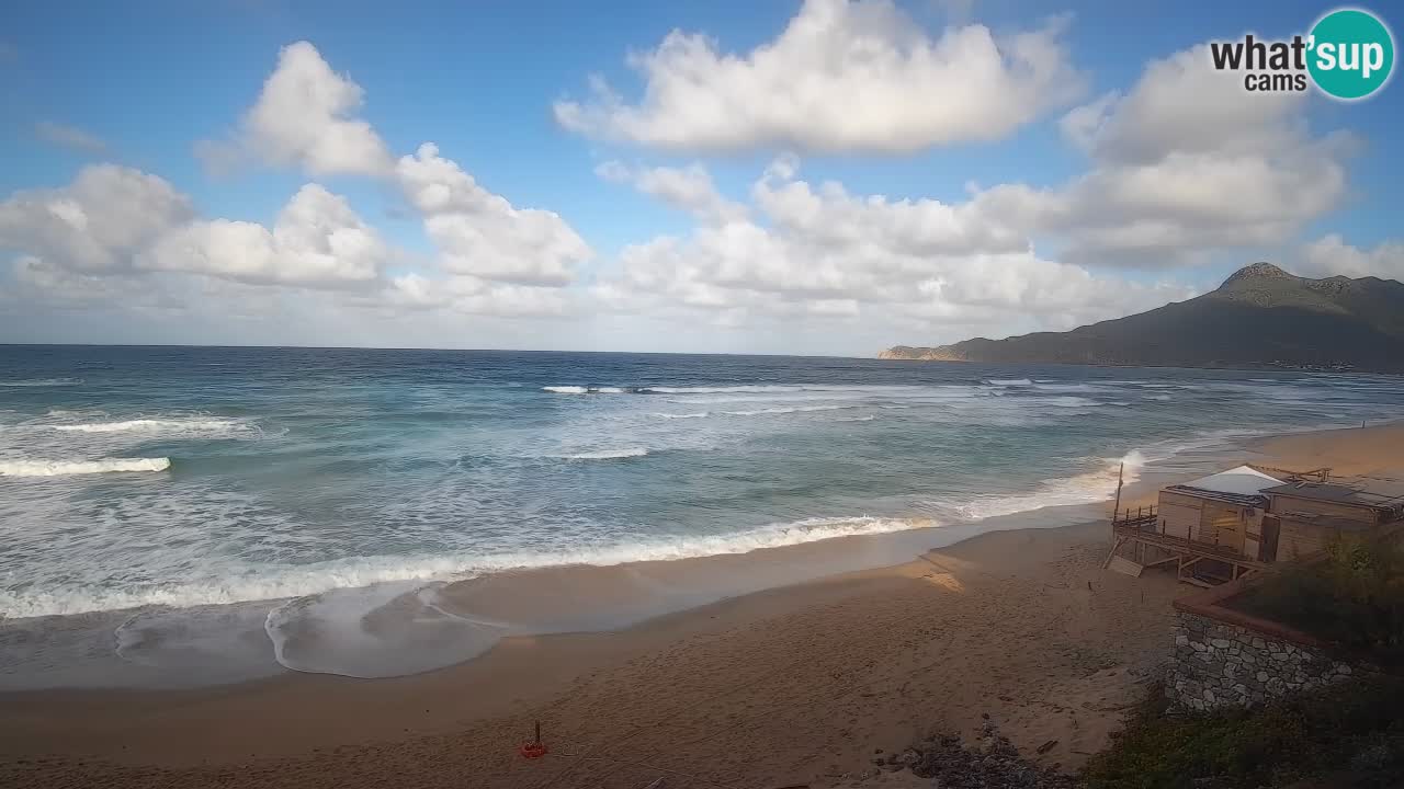 Spiaggia San Nicolò Buggerru webcam | Sardegna