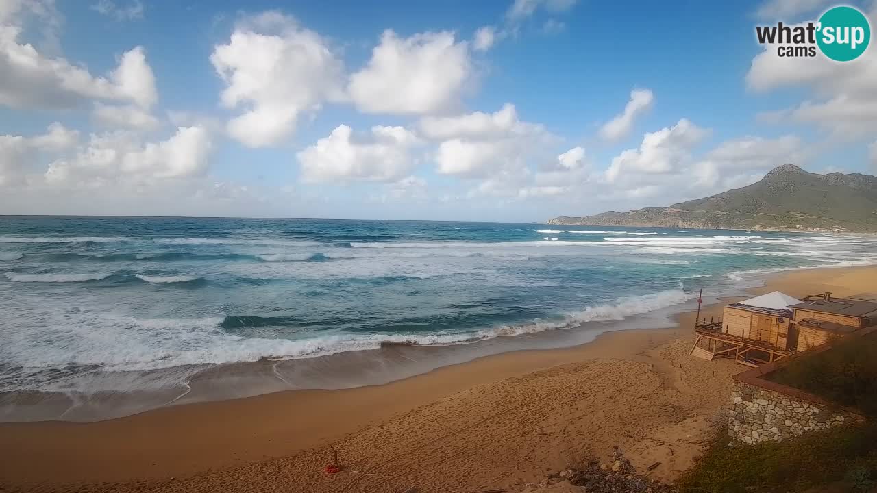 Spiaggia San Nicolò Buggerru webcam | Sardegna