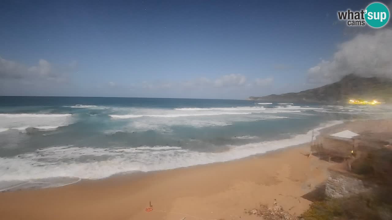 Spiaggia San Nicolò Buggerru webcam | Sardegna