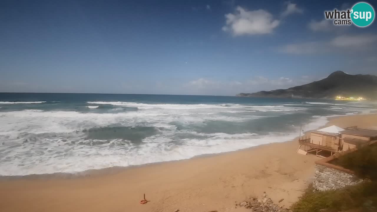 Spiaggia San Nicolò Buggerru webcam | Sardegna