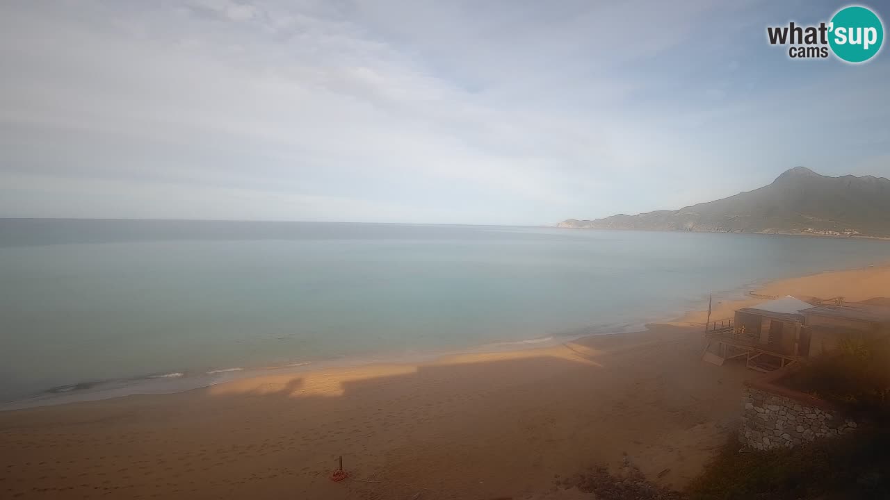 Spiaggia San Nicolò Buggerru webcam | Sardegna