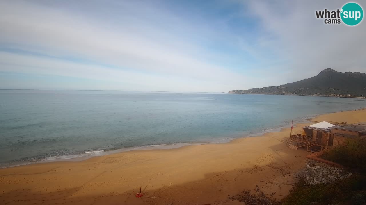 Spiaggia San Nicolò Buggerru webcam | Sardegna