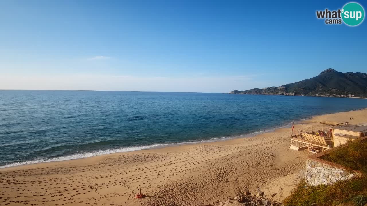 Spiaggia San Nicolò Buggerru webcam | Sardegna
