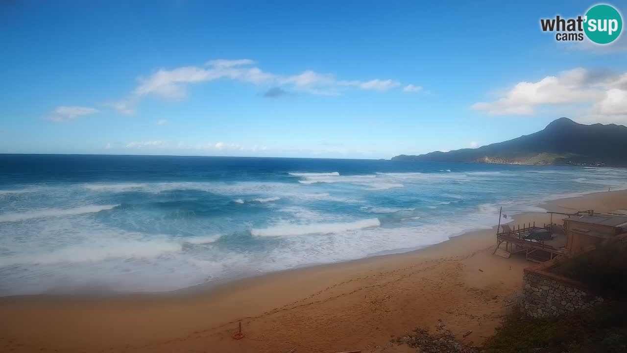 Spiaggia San Nicolò Buggerru webcam | Sardegna