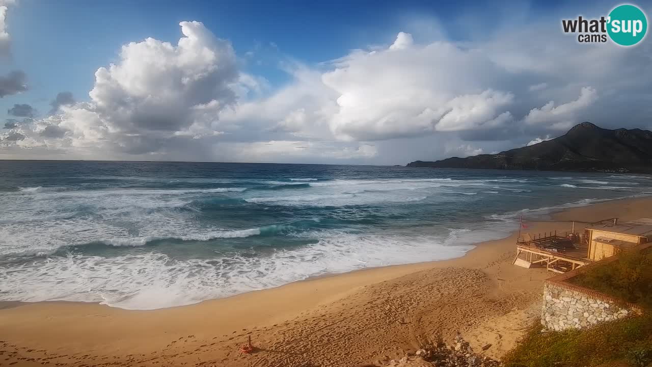 Spiaggia San Nicolò Buggerru webcam | Sardegna
