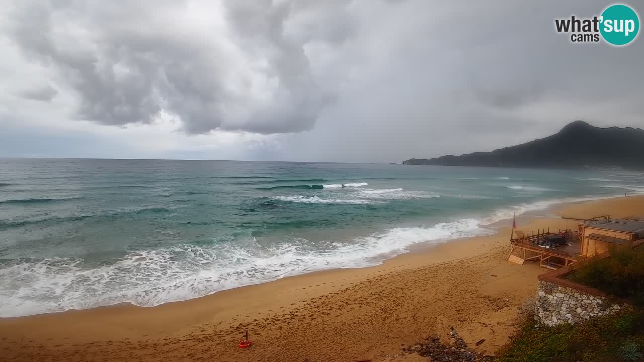 Spiaggia San Nicolò Buggerru webcam | Sardegna