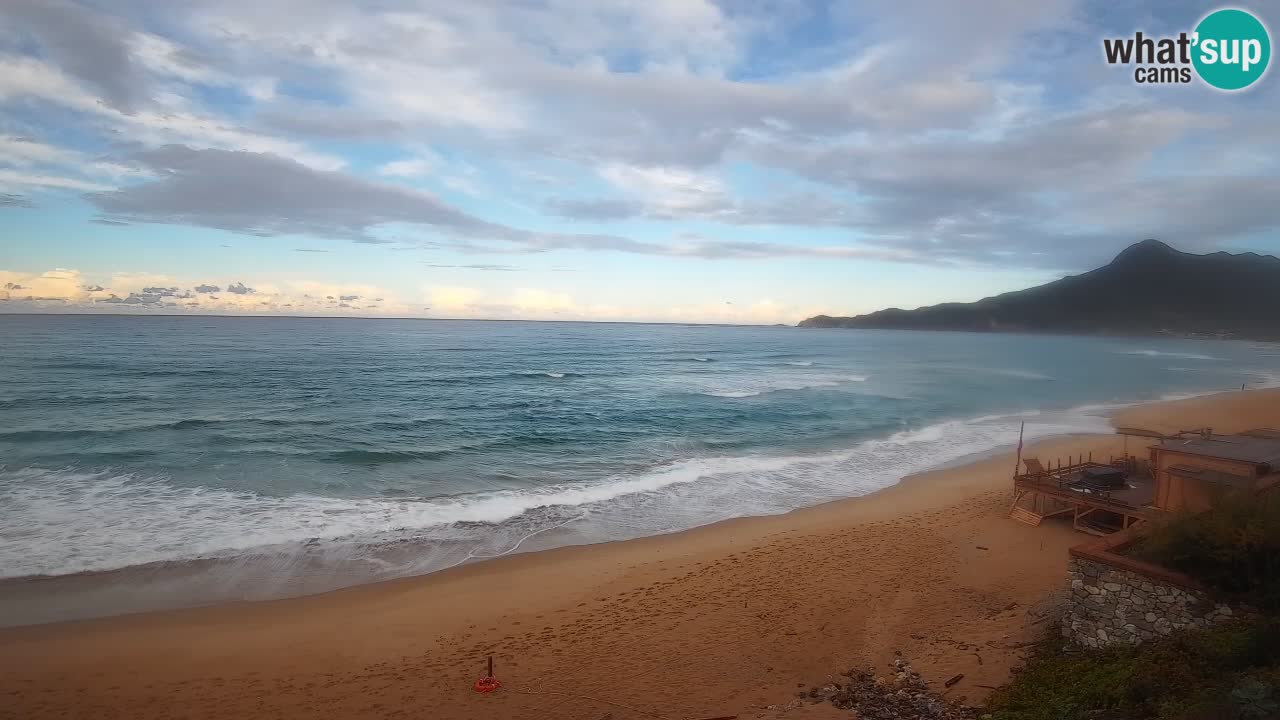 Spiaggia San Nicolò Buggerru webcam | Sardegna
