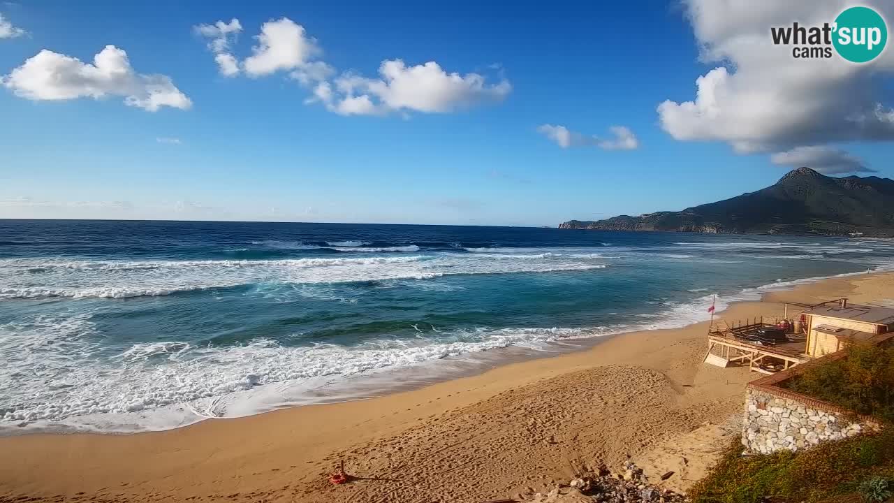 Spiaggia San Nicolò Buggerru webcam | Sardegna