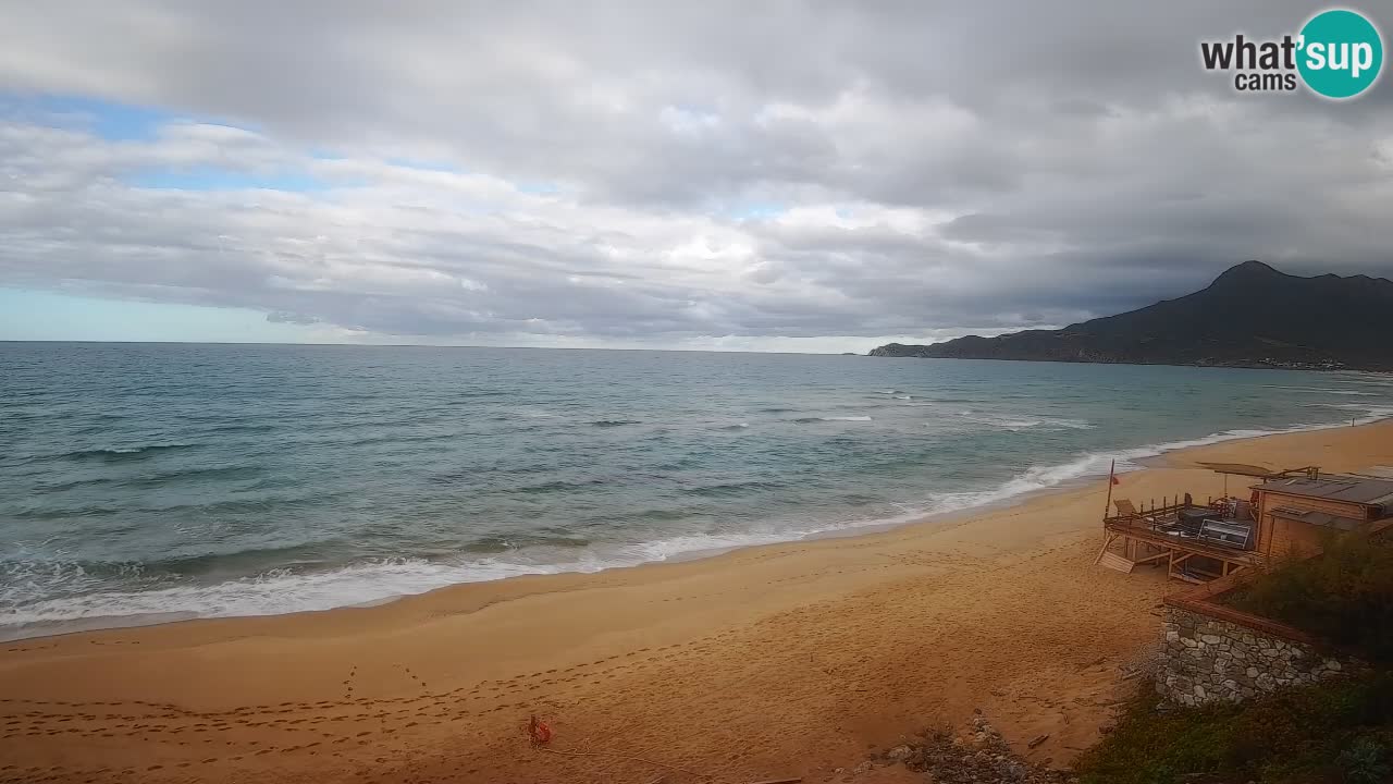 Spiaggia San Nicolò Buggerru webcam | Sardegna