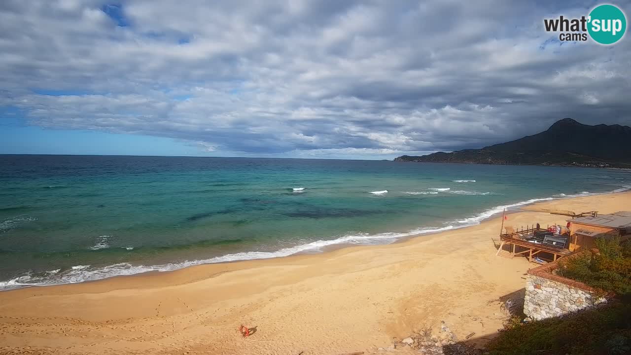 Spiaggia San Nicolò Buggerru webcam | Sardegna