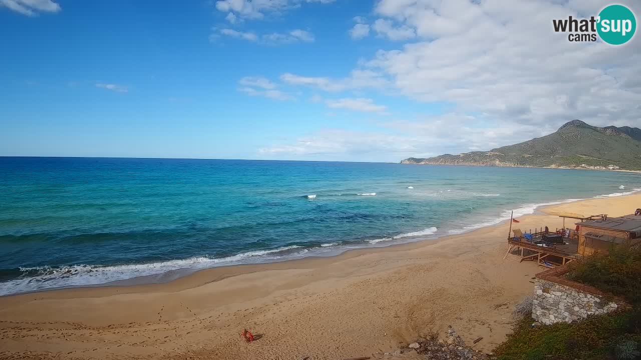 Spiaggia San Nicolò Buggerru webcam | Sardegna