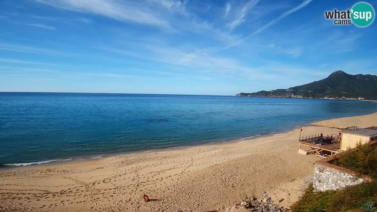 Spiaggia San Nicolò Buggerru webcam | Sardegna