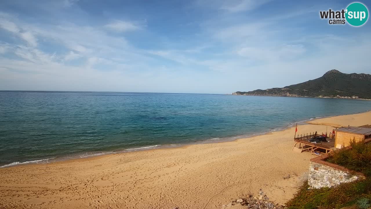 Spiaggia San Nicolò Buggerru webcam | Sardegna