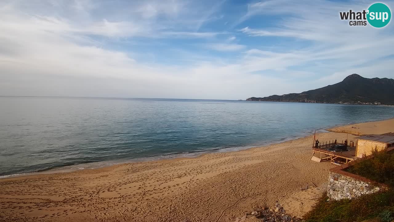 Spiaggia San Nicolò Buggerru webcam | Sardegna
