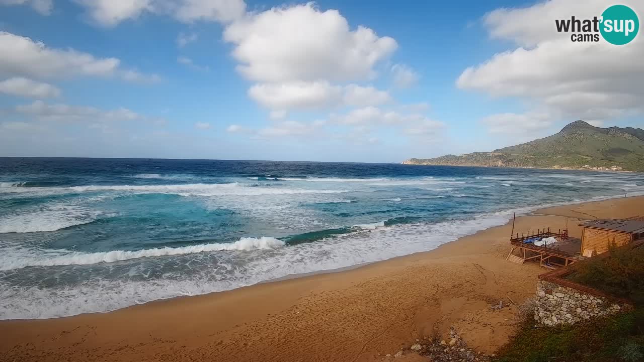 Spiaggia San Nicolò Buggerru webcam | Sardegna