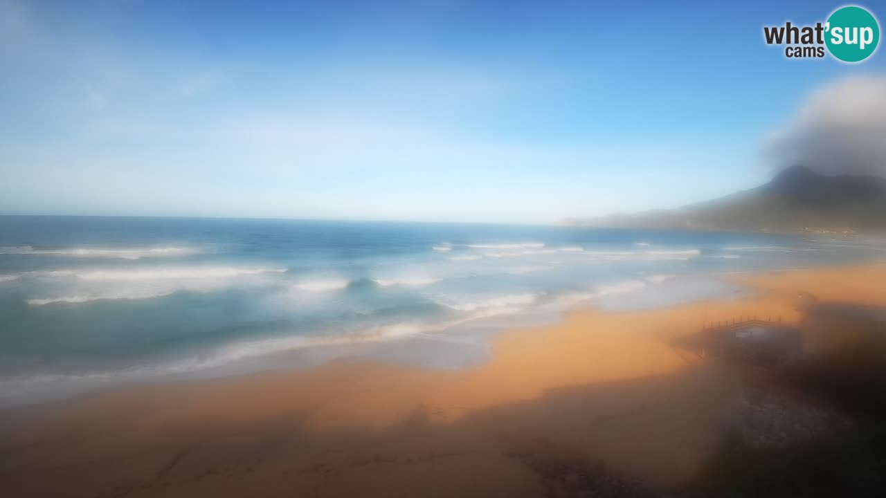 Spiaggia San Nicolò Buggerru webcam | Sardegna