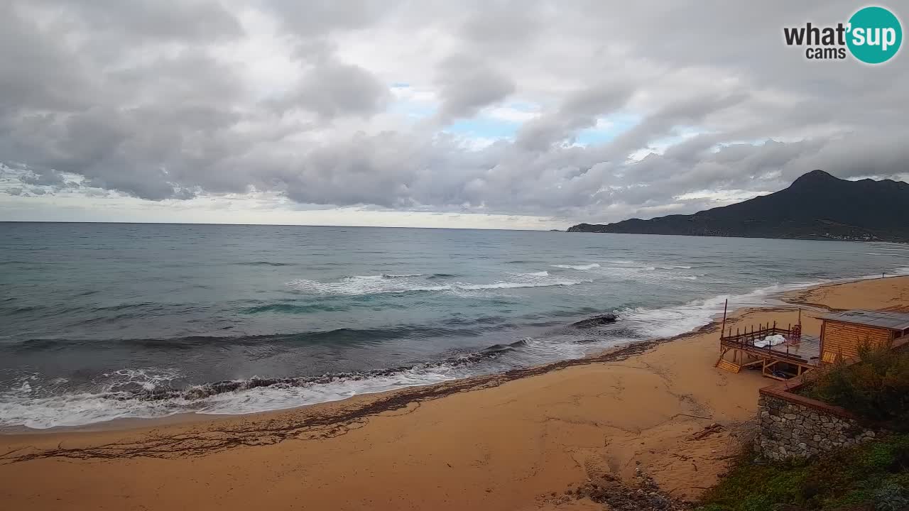 Spiaggia San Nicolò Buggerru webcam | Sardegna
