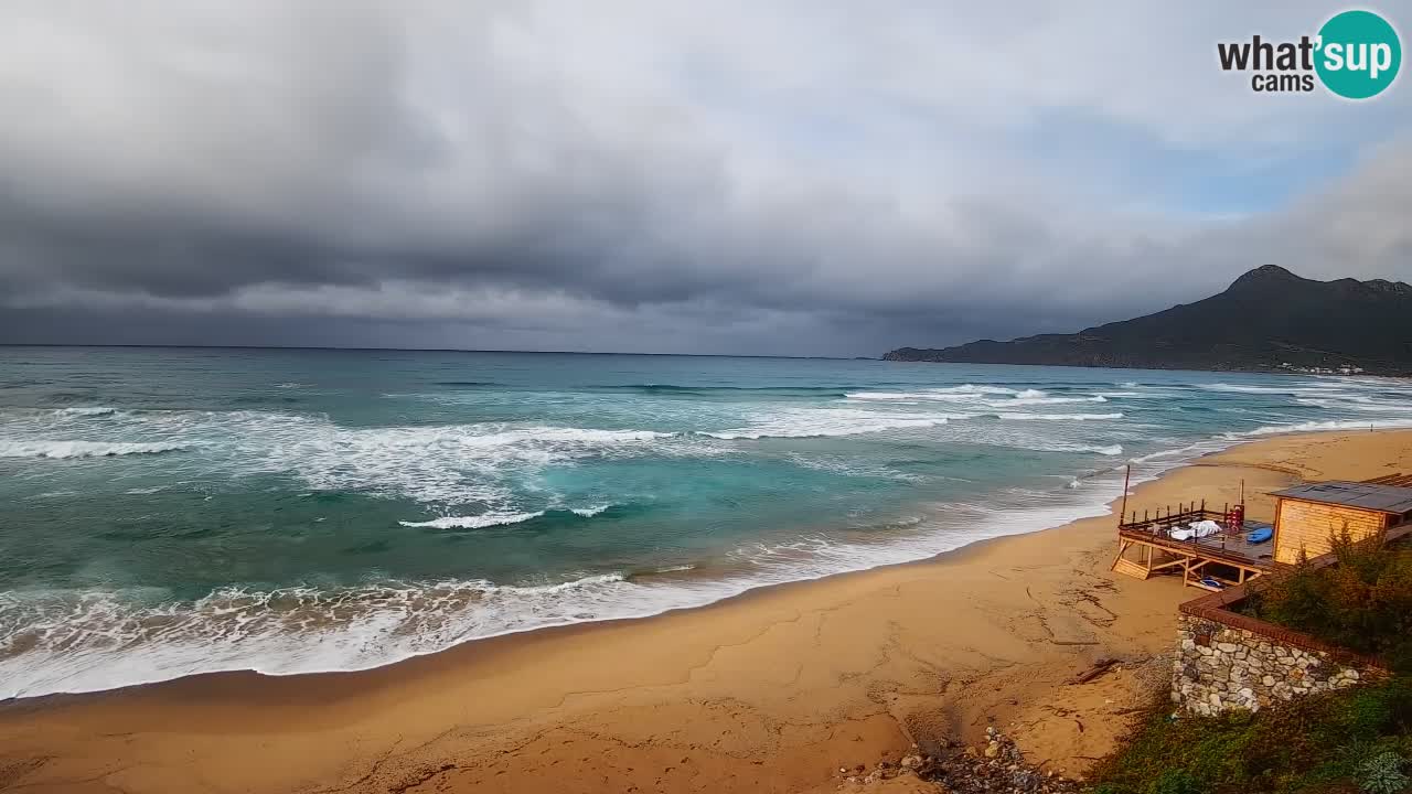 Spiaggia San Nicolò Buggerru webcam | Sardegna