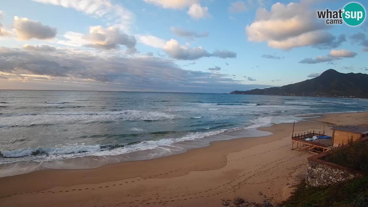 Spiaggia San Nicolò Buggerru webcam | Sardegna