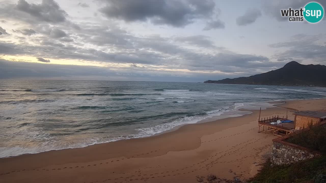 Spiaggia San Nicolò Buggerru webcam | Sardegna
