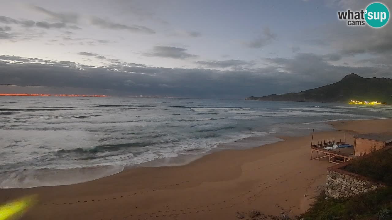 Spiaggia San Nicolò Buggerru webcam | Sardegna