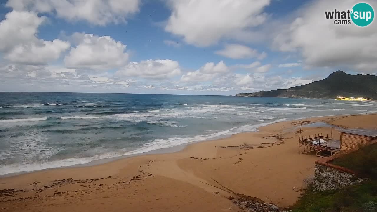 Spiaggia San Nicolò Buggerru webcam | Sardegna