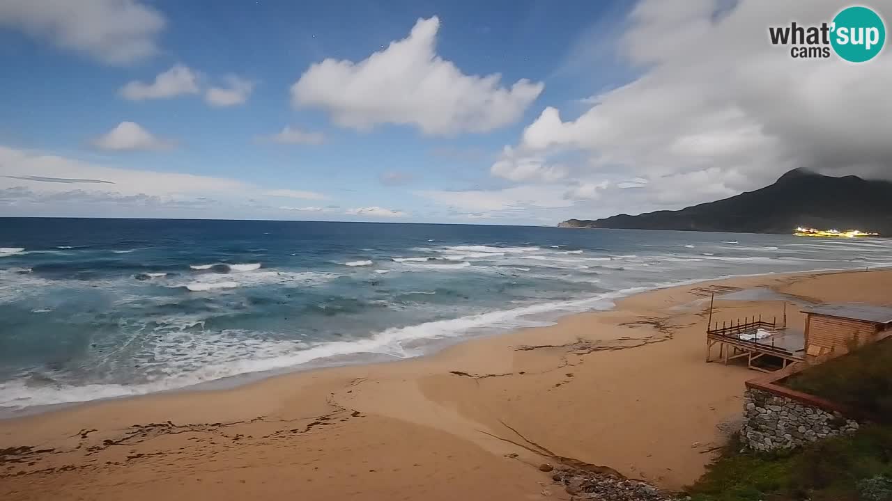 Spiaggia San Nicolò Buggerru webcam | Sardegna