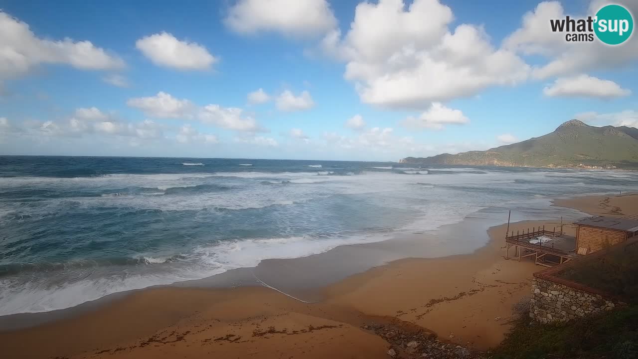 Spiaggia San Nicolò Buggerru webcam | Sardegna