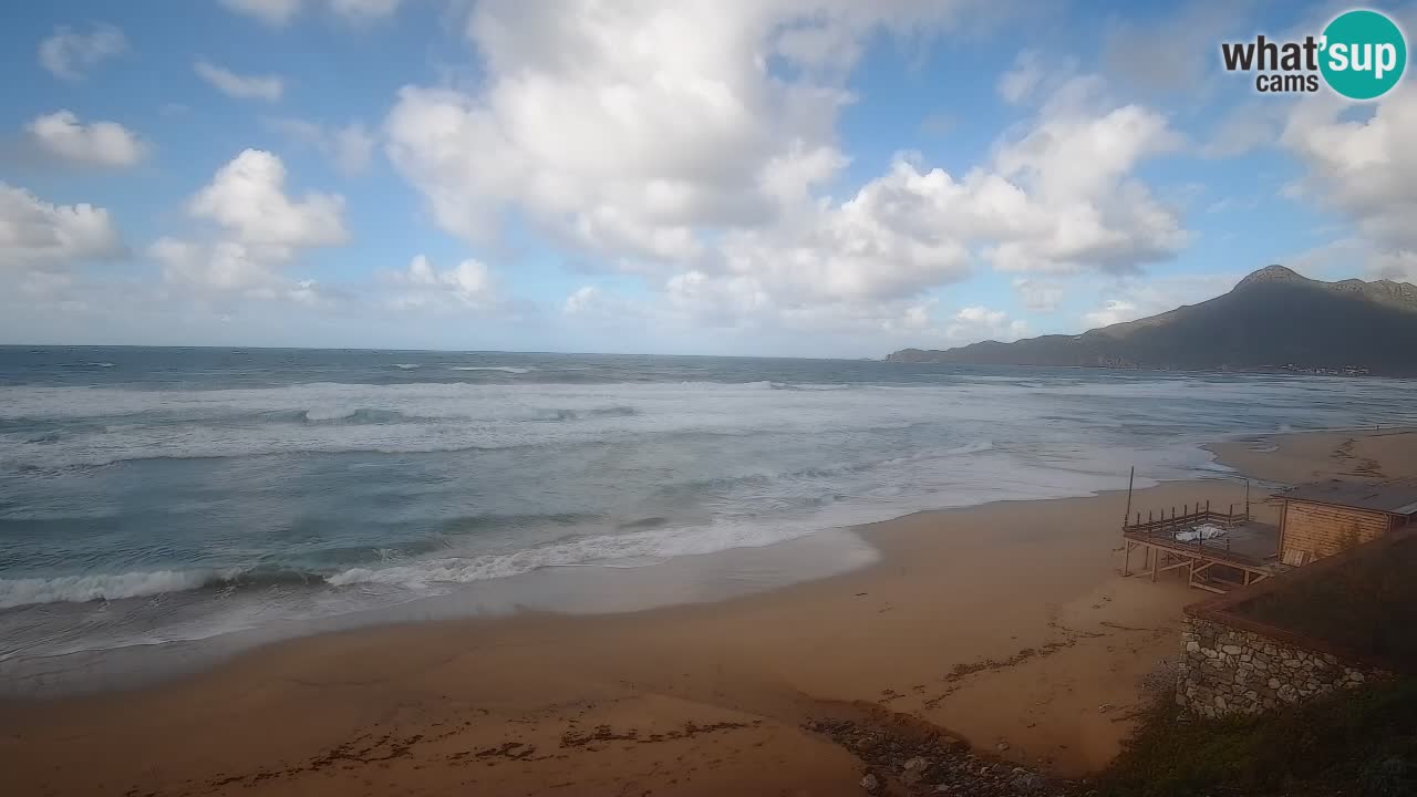 Spiaggia San Nicolò Buggerru webcam | Sardegna