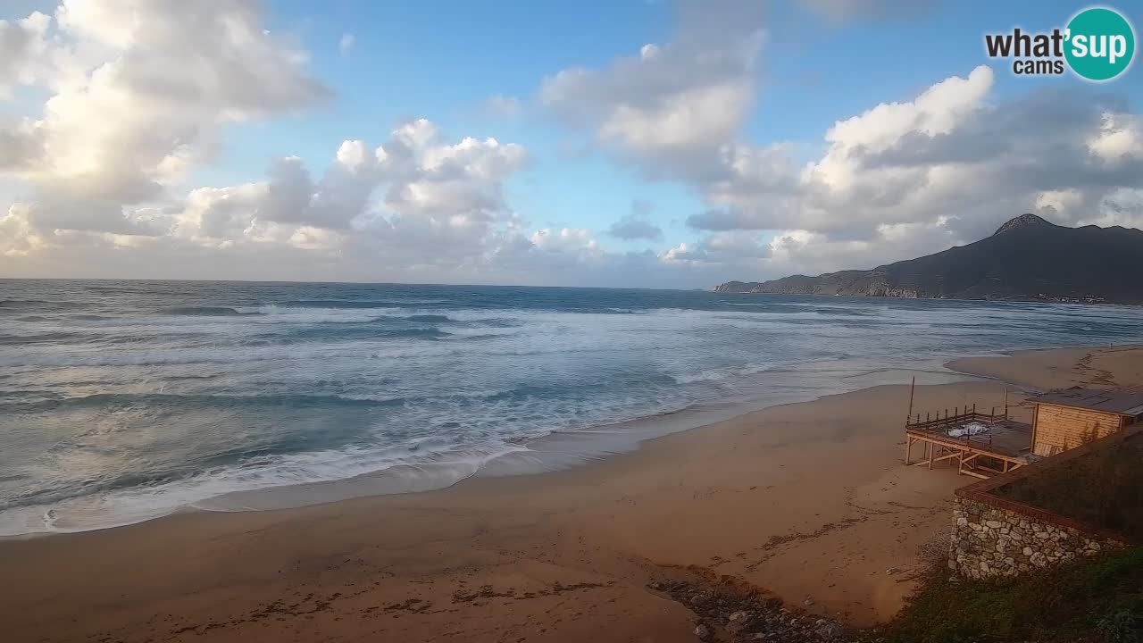 Spiaggia San Nicolò Buggerru webcam | Sardegna