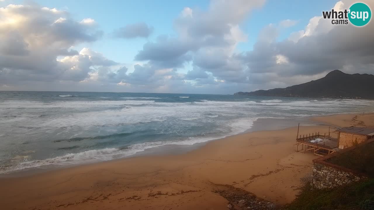 Spiaggia San Nicolò Buggerru webcam | Sardegna