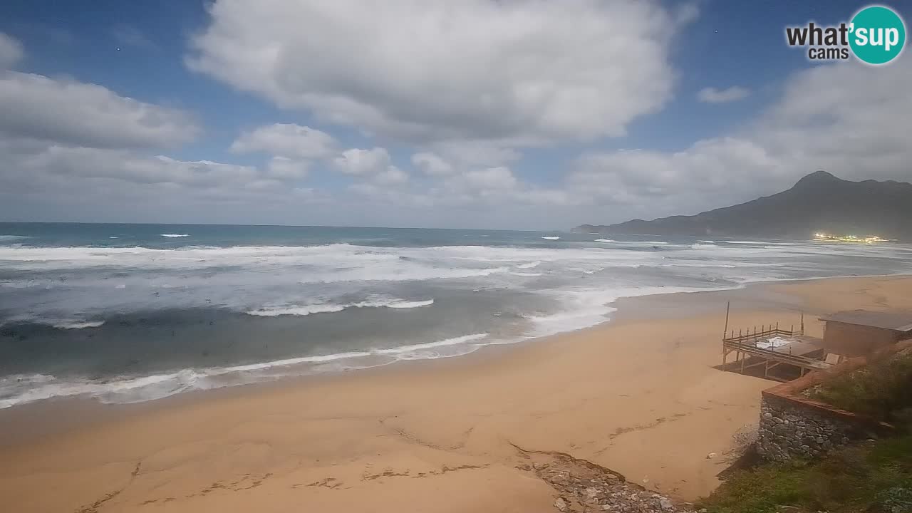 Spiaggia San Nicolò Buggerru webcam | Sardegna