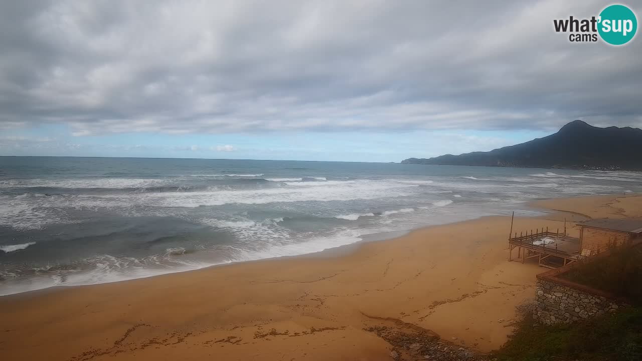 Spiaggia San Nicolò Buggerru webcam | Sardegna