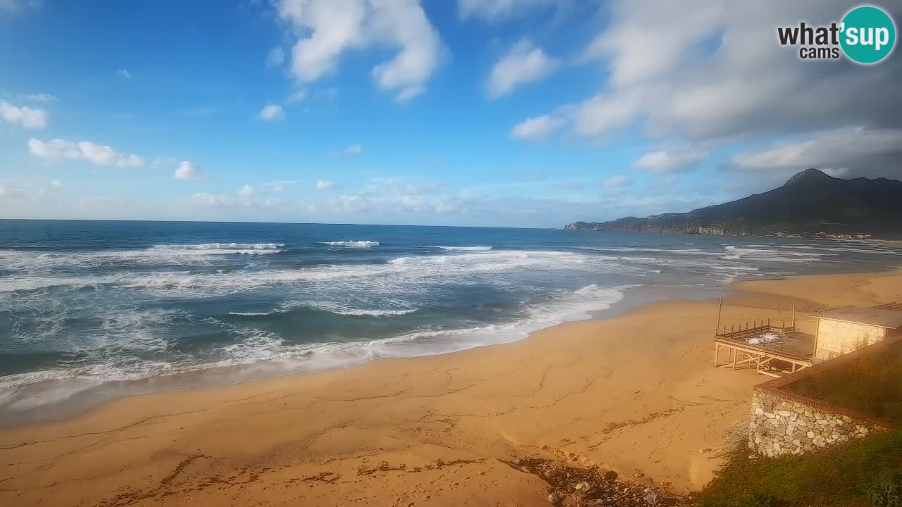 Spiaggia San Nicolò Buggerru webcam | Sardegna