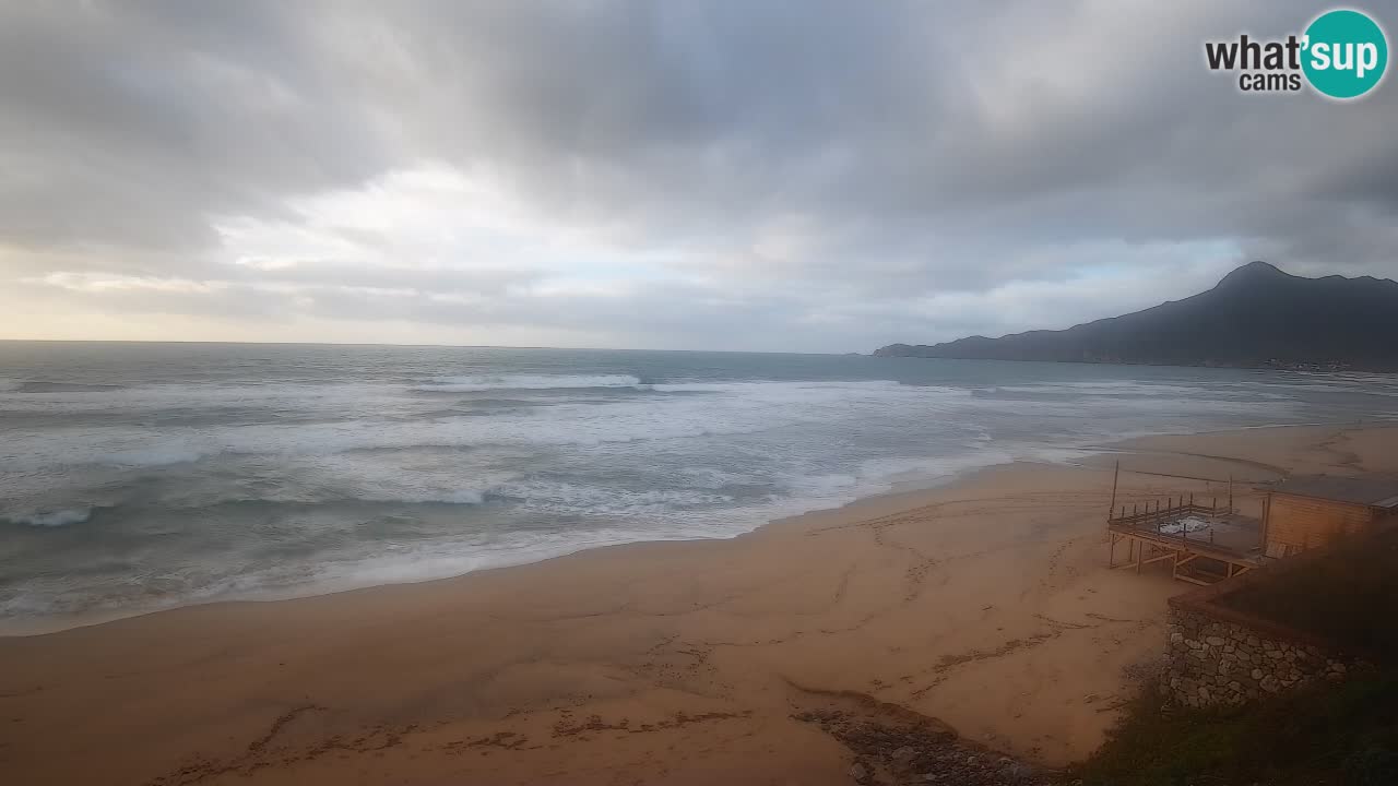 Spiaggia San Nicolò Buggerru webcam | Sardegna